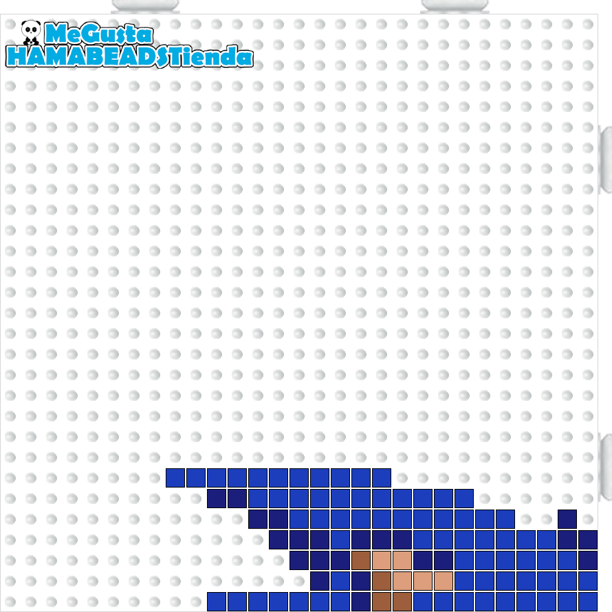 Sonic3 hama beads midi 1